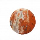 1 Pcs. Of Natural Red Brecciated Jasper Round Cabachon 39mm loose gemstone for jewelry
