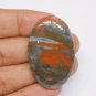 1 Pcs. Of Natural Red Brecciated Jasper Oval Cabachon 43x27mm. loose gemstone for jewelry