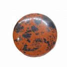 1 Pcs. Of Natural Red Brecciated Jasper Round Cabachon 32mm loose gemstone for jewelry