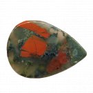1 Pcs. Of Natural Red Brecciated Jasper Pear Cabachon 43x31mm loose gemstone for jewelry