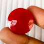 1 Pcs. Of Natural Red Burma Ruby Oval Fine Step Cut 24x24x16mm loose gemstone for jewelry