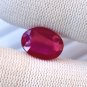 1 Pcs. Of Natural Red Burma Ruby Oval Fine Step Cut 13x9x5mm