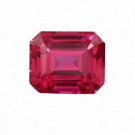 1 Pcs. Of Natural Red Ruby Octagon Asscher Cut 10x12mm loose gemstone for jewelry