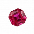 1 Pcs. Of Natural Red Ruby Octagon Asscher Cut 8x8mm loose gemstone for jewelry