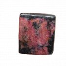 1 Pcs. Of Natural Rhodonite Cushion Cabachon 37x32mm loose gemstone for jewelry