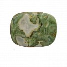 1 Pcs. Of Natural Rhyolite Rainforest Jasper Cushion Cabachon 47x35mm loose gemstone for jewelry