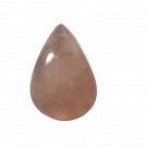 1 Pcs. Of Natural Rose Quartz Pear Cabochon 38x25mm loose gemstone for jewelry