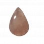 1 Pcs. Of Natural Rose Quartz Pear Cabochon 38x25mm loose gemstone for jewelry