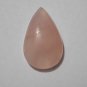 1 Pcs. Of Natural Rose Quartz Pear Cabochon 35x21mm loose gemstone for jewelry