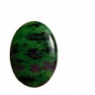 1 Pcs. Of Natural Ruby Zoisite Oval Cabochon 35x25mm loose gemstone for jewelry