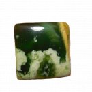 1 Pcs. Of Natural Serpentine Cushion Cabochon 27x27mm loose gemstone for jewelry