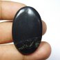 1 Pcs. Of Natural Shungite Oval Cabochon 41x26mm loose gemstone for jewelry