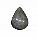 1 Pcs. Of Natural Silver Obsidian Pear Cabachon 29x20