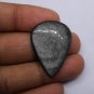 1 Pcs. Of Natural Silver Obsidian Pear Cabachon 30x23