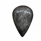 1 Pcs. Of Natural Silver Obsidian Pear Cabachon 37x25