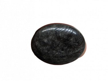 1 Pcs. Of Natural Silver Obsidian Oval Cabachon 35x26mm loose gemstone for jewelry