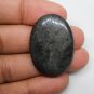1 Pcs. Of Natural Silver Obsidian Oval Cabachon 36x25mm loose gemstone for jewelry