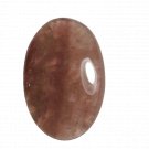 1 Pcs. Of Natural Strawberry Quartz Oval Cabochon 50x32mm loose gemstone for jewelry