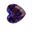 1 Pcs. Of Natural Tanzanite Heart Fine Step Cut 10x10x6mm