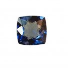 1 Pcs. Of Natural Tanzanite Cushion Fine Step Cut 11x11x6mm