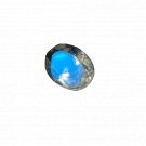 1 Pcs. Of Natural Tourmilated Rainbow Moonstone Pear Cabachon 54x47x8mm