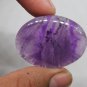 1 Pcs. Of Natural Trapiche Amethyst Oval Cabochon 39x29mm loose gemstone for jewelry