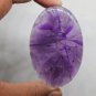 1 Pcs. Of Natural Trapiche Amethyst Oval Cabochon 67x44mm loose gemstone for jewelry