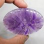 1 Pcs. Of Natural Trapiche Amethyst Oval Cabochon 67x44mm loose gemstone for jewelry