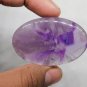 1 Pcs. Of Natural Trapiche Amethyst Oval Cabochon 52x33mm loose gemstone for jewelry