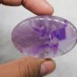 1 Pcs. Of Natural Trapiche Amethyst Oval Cabochon 52x33mm loose gemstone for jewelry