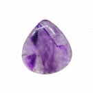 1 Pcs. Of Natural Trapiche Amethyst Pear Cabochon 30x28mm loose gemstone for jewelry
