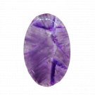 1 Pcs. Of Natural Trapiche Amethyst Oval Cabochon 54x34mm loose gemstone for jewelry