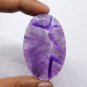 1 Pcs. Of Natural Trapiche Amethyst Oval Cabochon 54x34mm loose gemstone for jewelry