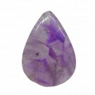 1 Pcs. Of Natural Trapiche Amethyst Pear Cabochon 48x34mm loose gemstone for jewelry