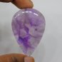 1 Pcs. Of Natural Trapiche Amethyst Pear Cabochon 48x34mm loose gemstone for jewelry