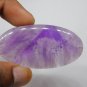 1 Pcs. Of Natural Trapiche Amethyst Oval Cabochon 57x29mm loose gemstone for jewelry
