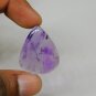 1 Pcs. Of Natural Trapiche Amethyst Pear Cabochon 28x22mm loose gemstone for jewelry