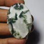 1 Pcs. Of Natural Tree Agate Oval Cabochon 44x30mm loose gemstone for jewelry