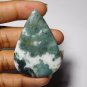 1 Pcs. Of Natural Tree Agate Pear Cabochon 54x38mm loose gemstone for jewelry