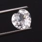 1 Pcs. Of Natural White Sapphire Heart Fine Step Cut 9x9mm loose gemstone for jewelry