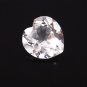 1 Pcs. Of Natural White Sapphire Heart Fine Step Cut 9x9mm loose gemstone for jewelry