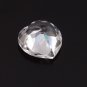 1 Pcs. Of Natural White Sapphire Heart Fine Step Cut 9x9mm loose gemstone for jewelry