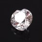 1 Pcs. Of Natural White Sapphire Heart Fine Step Cut 10x10mm loose gemstone for jewelry