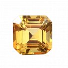 1 Pcs. Of Natural Yellow Sapphire  Octagon Asscher Cut 10x10mm loose gemstone for jewelry