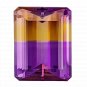 1 Pcs. Of Lab Created Ametrine Rectangle Radiant Cut 6x4mm loose gemstone for jewelry