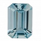 1 Pcs. Of Lab Created Aquamarine Rectangle Radiant Cut 6x4mm loose gemstone for jewelry