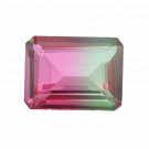 1 Pcs. Of Lab Created Bio tourmaline Rectangle Radiant Cut 6x4mm loose gemstone for jewelry