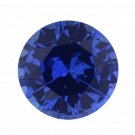 1 Pcs. Of Lab Created Blue sapphire round Brilliant Cut 4mm loose gemstone for jewelry