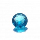 1 Pcs. Of Lab Created Blue topaz Round Brilliant Cut 3mm loose gemstone for jewelry