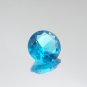 1 Pcs. Of Lab Created Blue topaz Round Brilliant Cut 3mm loose gemstone for jewelry
